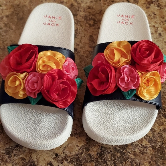 Janie and Jack Other - Janie and Jack Floral Sandals